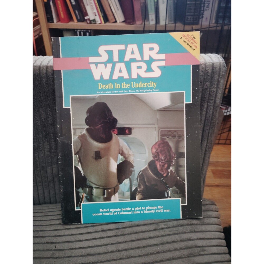 West End Games Star Wars TTRPG Death in the under city adventure
